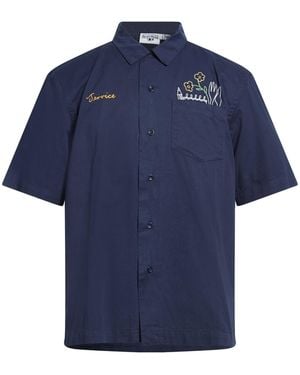 Service Works Midnight Shirt Organic Cotton - Blue
