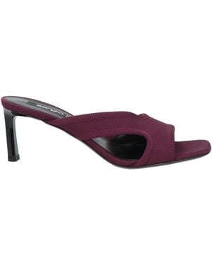 Sergio Rossi Sandals Textile Fibres - Purple