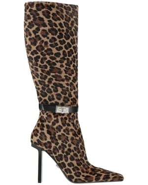Versace Boot Leather - Brown