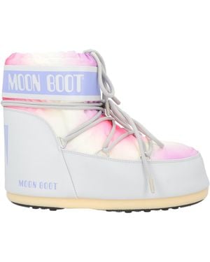 Moon Boot Lilac Ankle Boots Textile Fibers - Purple