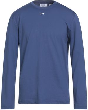 Off-White c/o Virgil Abloh T-Shirt Cotton - Blue