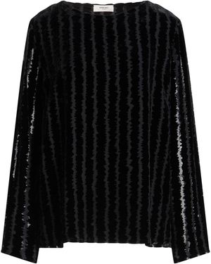 NINA 14.7 Top Viscose, Silk - Black