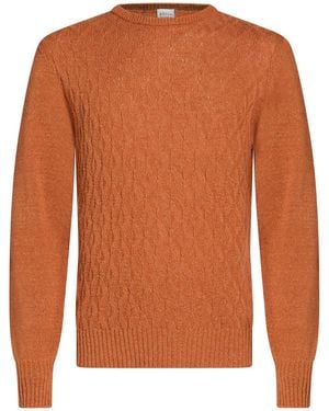 PHILOTINTO Sweater Acrylic, Merino Wool, Silk - Brown