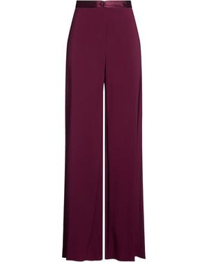 Rinascimento Burgundy Pants Polyester, Elastane - Purple