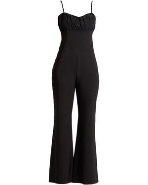 Rinascimento Jumpsuit Polyester, Elastane - Black