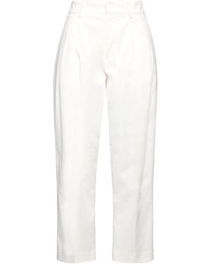 Dondup Pants Cotton, Elastane - White