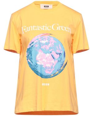 MSGM T-shirt - Yellow