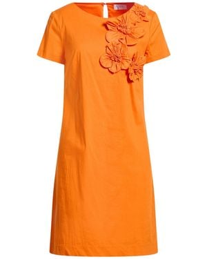 Clips More Mini Dress Cotton, Polyamide, Elastane - Orange
