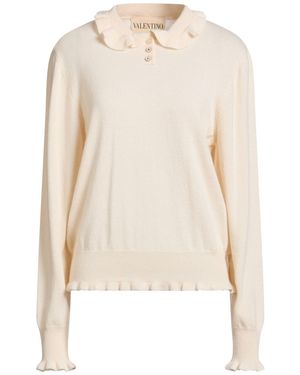 Valentino Garavani Ivory Sweater Cashmere - White