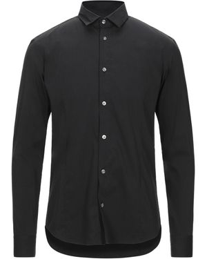 Daniele Alessandrini Shirt Cotton, Elastane - Black