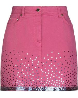 Alberta Ferretti Denim Skirt - Pink