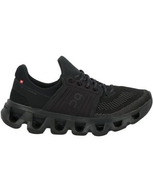 On Shoes Trainers Textile Fibres, Synthetic Fibres - Black