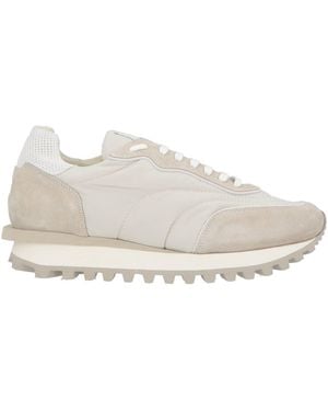 Eleventy Trainers Leather, Textile Fibres - White