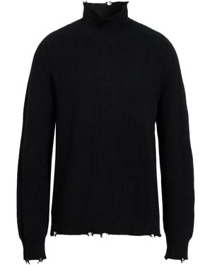 Grifoni Rollkragenpullover - Schwarz
