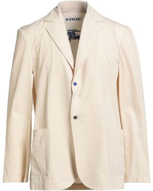 Burberry Blazer Cotton, Viscose, Polyester - Natural