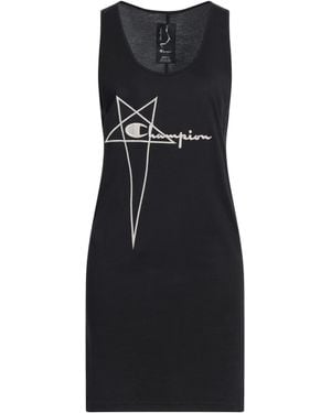 Rick Owens X Champion Mini Dress Cotton - Black