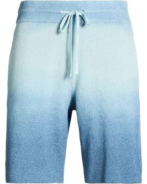Roberto Collina Shorts & Bermuda Shorts Cotton, Polyamide - Blue