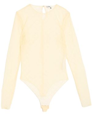 Elisabetta Franchi Bodysuits - White