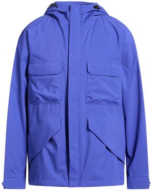 Woolrich Bright Overcoat & Trench Coat Polyester - Blue