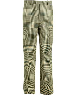 Burberry Pants Wool, Elastane - Green