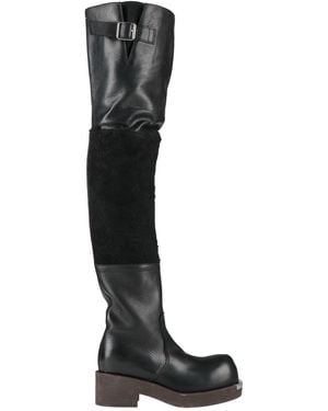 Maison Margiela Boot Leather - Black