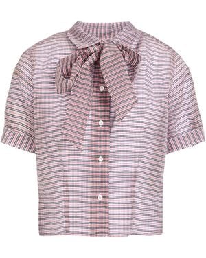 Thom Browne Shirt Silk - Pink