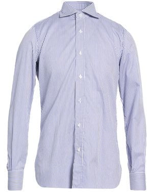 Isaia Shirt Cotton - Blue