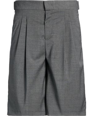 PT Torino Shorts & Bermuda Shorts Polyester, Wool, Elastane - Grey