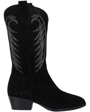 Lorenzo Mari Ankle Boots Soft Leather - Black