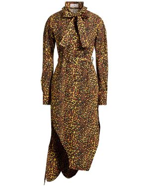 Vivienne Westwood Midi Dress Cotton, Viscose, Polyester - Brown