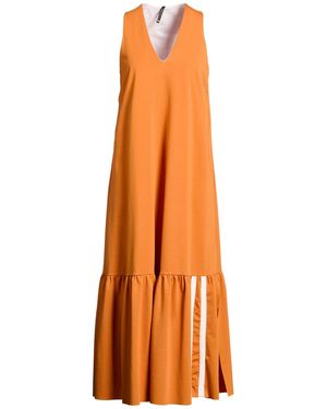 Pierantonio Gaspari Midi Dress Cotton, Polyester, Elastane - Orange