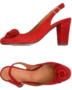 Chie Mihara Cm_Ripon1 Brick Pumps Calfskin - Red