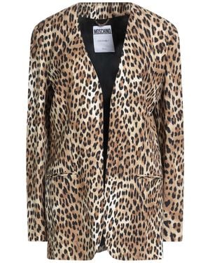 Moschino Couture Blazer Viscose, Virgin Wool, Elastane - Natural