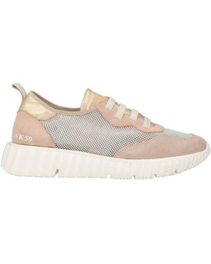 Pedro Miralles Weekend Blush Sneakers Textile Fibers, Leather - Natural