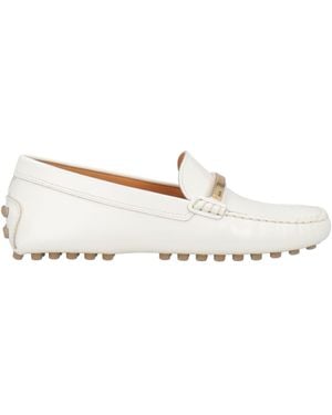 Tod's Ivory Loafers Leather - Natural