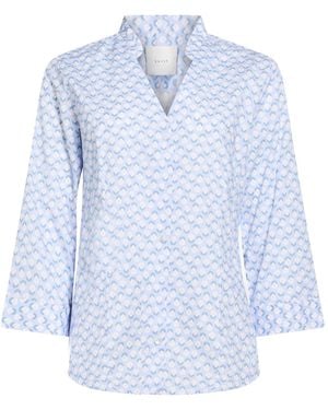 Xacus Shirt Cotton, Elastane - Blue