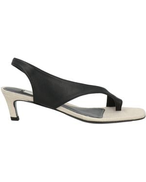 TOTEME Thong Sandal - Black
