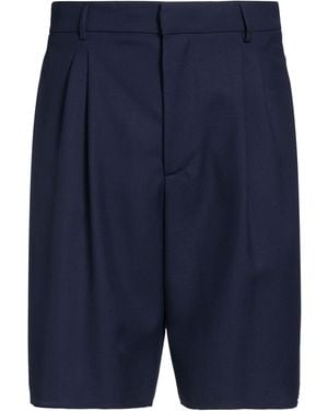 Amaranto Shorts & Bermuda Shorts Virgin Wool, Elastane - Blue