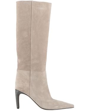 Brunello Cucinelli Sand Boot Leather - White