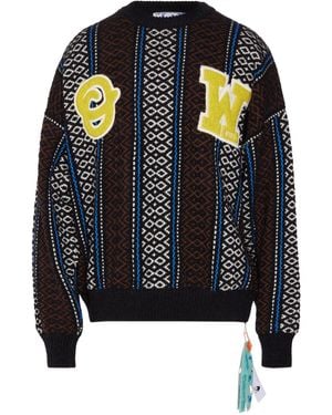 Off-White c/o Virgil Abloh Pullover - Azul