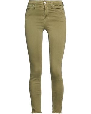 Please Jeans Cotton, Polyester, Elastane - Green