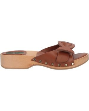 Emilio Pucci Mules & Clogs Leather - Brown