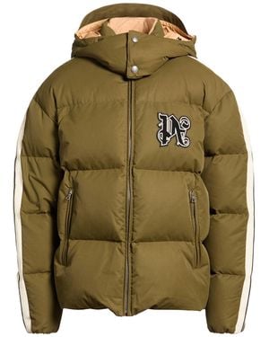 Palm Angels Puffer Cotton, Polyamide, Polyester, Wool, Acrylic - Green