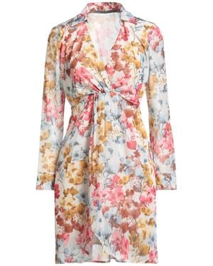Angela Davis Mini Dress Polyester - White