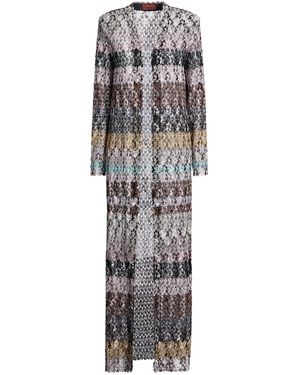 Missoni Cardigan Viscose, Metal Fiber - White