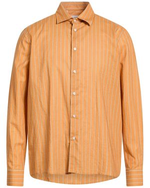 Manuel Ritz Shirt Linen, Cotton - Orange