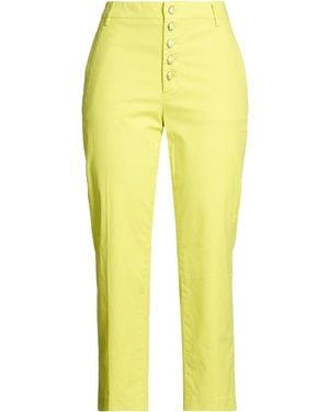 Dondup Trousers Cotton, Elastane - Yellow