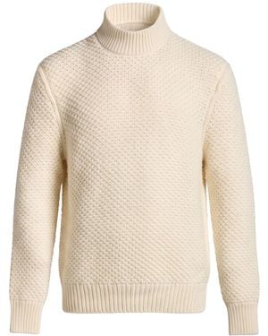 BOSS Ivory Sweater Virgin Wool - White