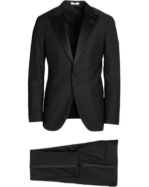 Boglioli Suit Virgin Wool, Elastane - Black