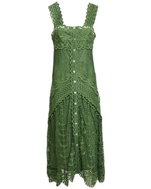 FARM Rio Midi Dresses - Green